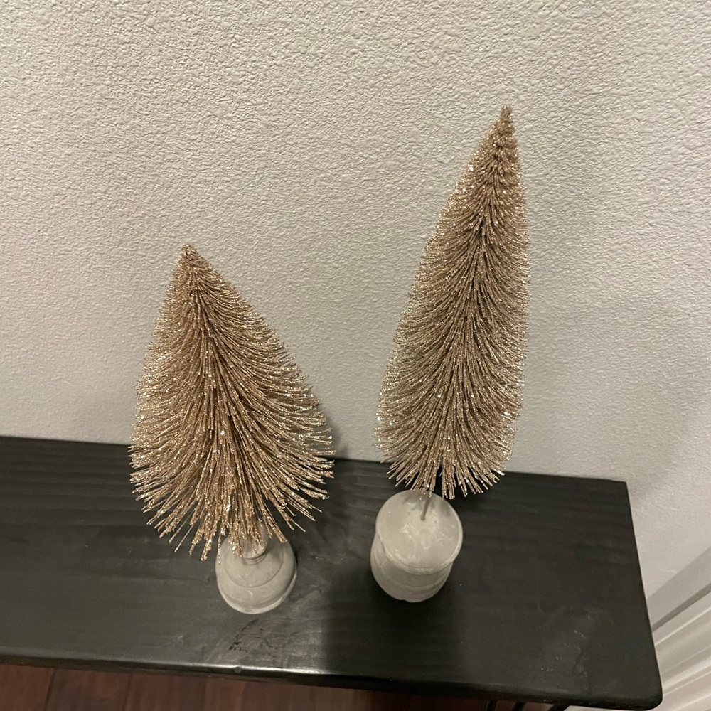 Sparkling glitter Christmas tree set - Picture 3 of 5